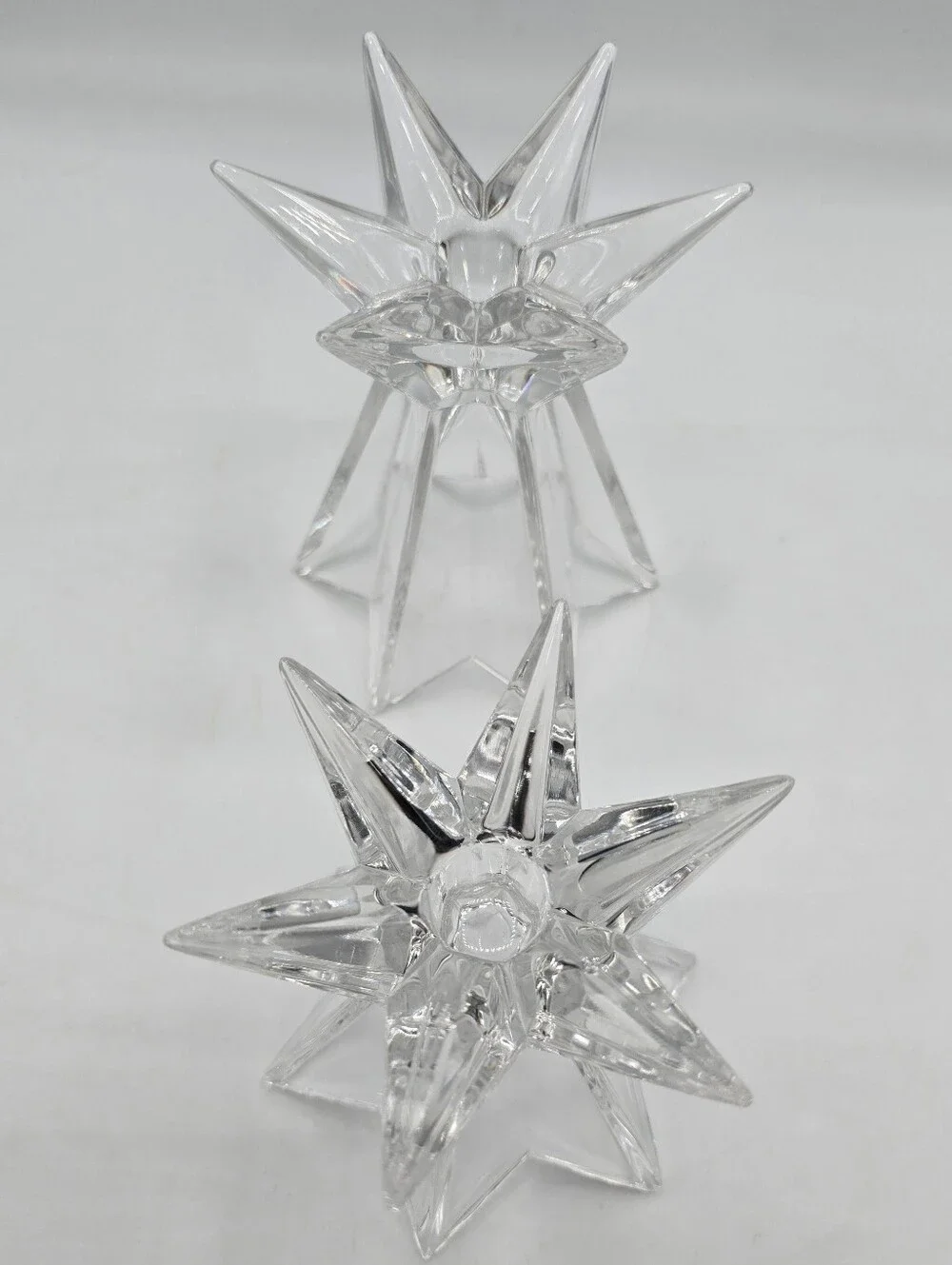 Vintage Nachtmann Galaxy Crystal Candle Holders | MCM